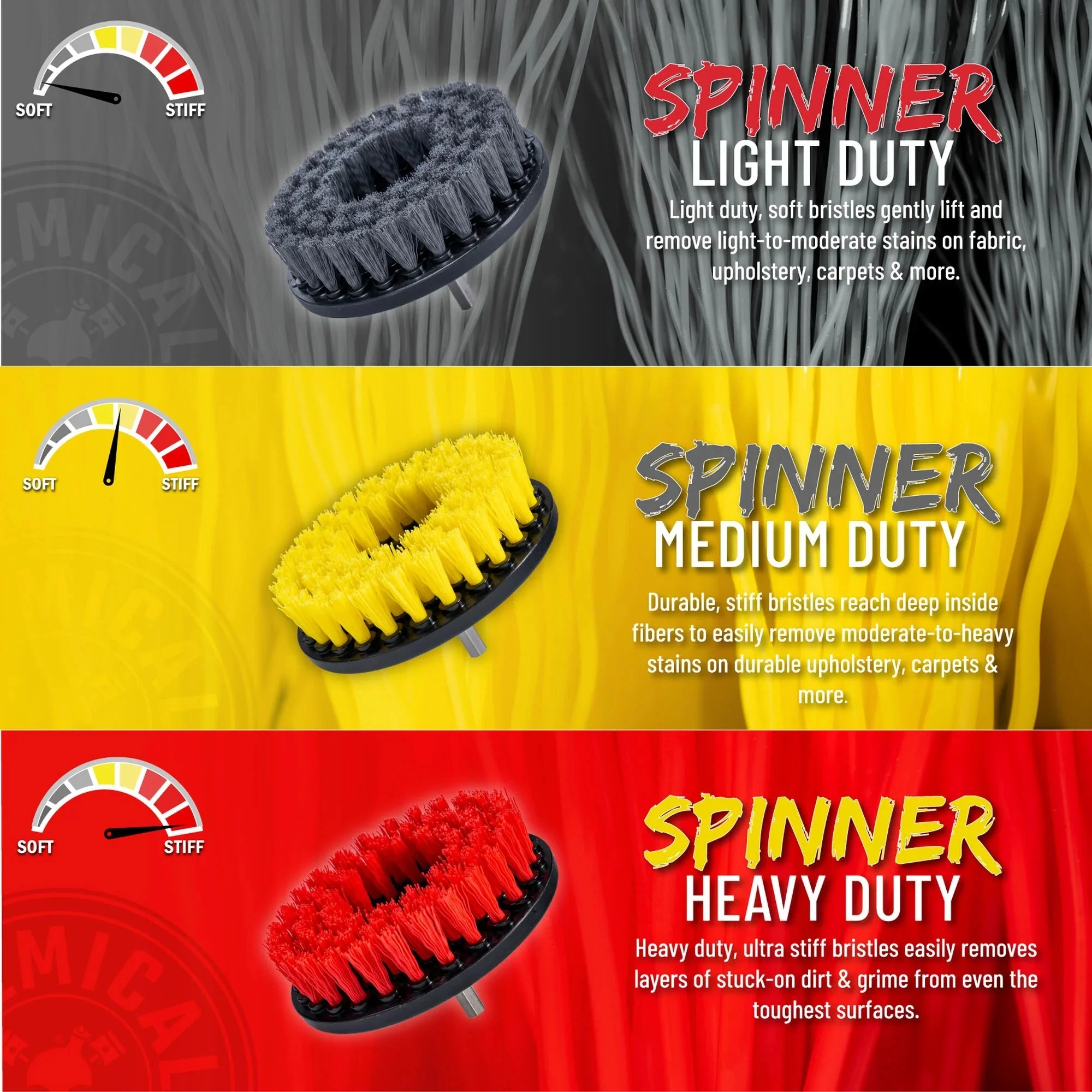 Spinner Carpet Drill Brush - Light Duty - Image 5